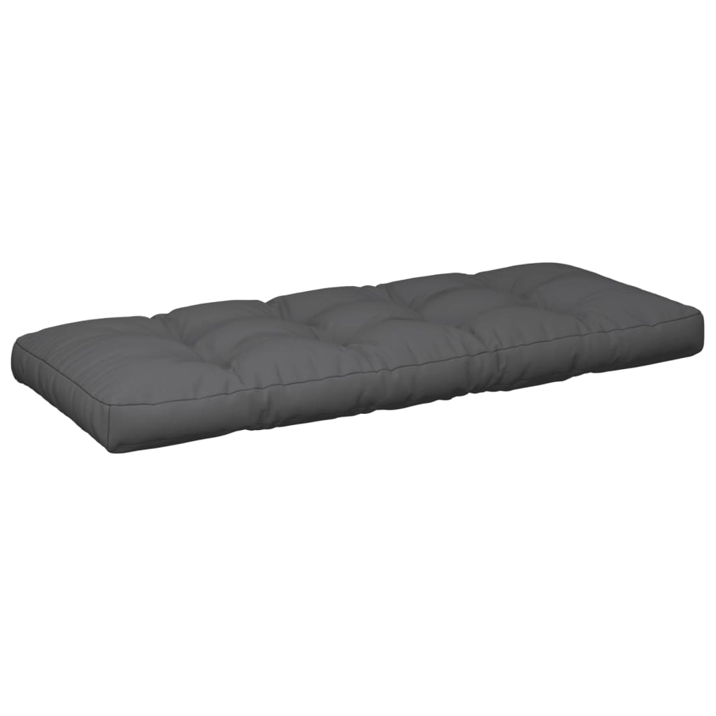 vidaXL Palletkussens 5 st stof antracietkleurig