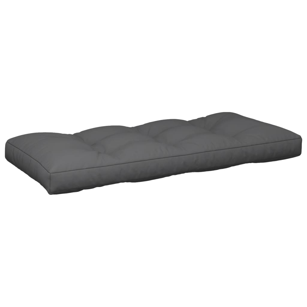 vidaXL Palletkussens 5 st stof antracietkleurig