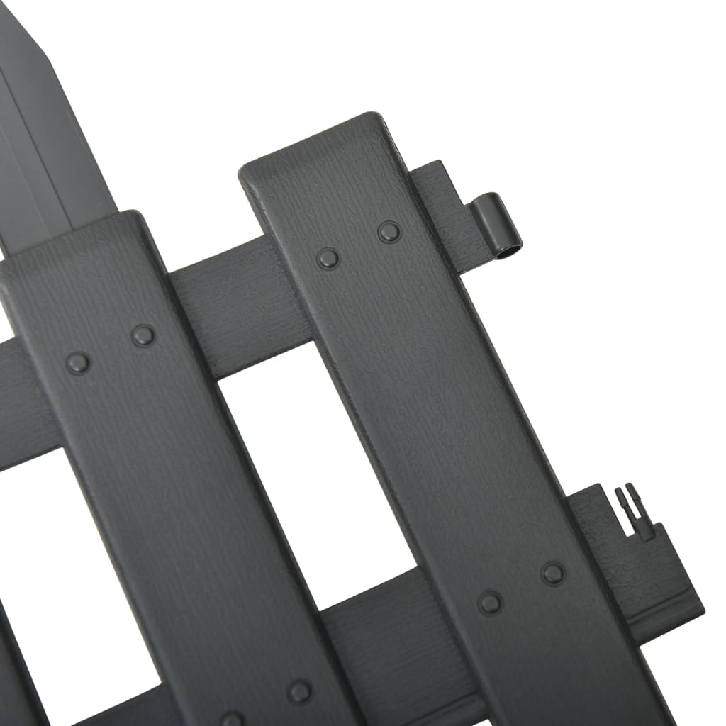 vidaXL Gazonranden 25 st 10 m PP wit - Aashly