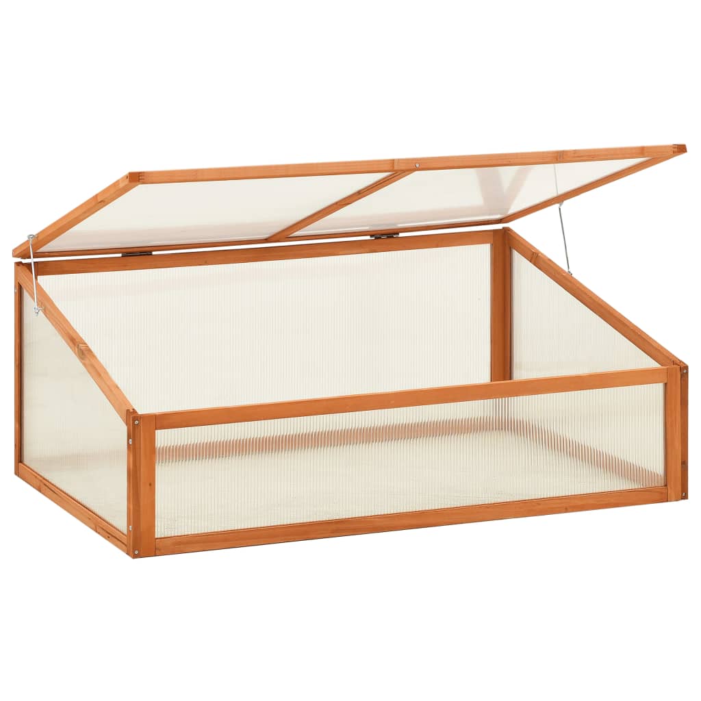 vidaXL Broeikas 100x65x40 cm vurenhout