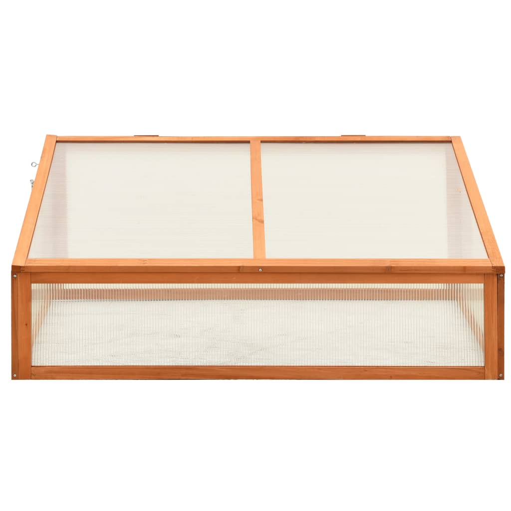 vidaXL Broeikas 100x65x40 cm vurenhout