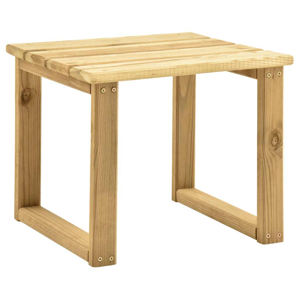 vidaXL Ligbed met tafel geïmpregneerd grenenhout - Aashly