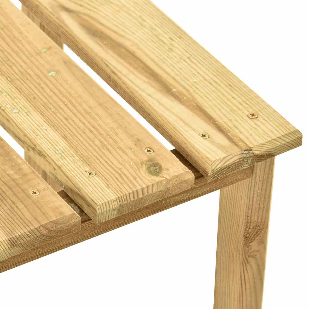 vidaXL Ligbed met tafel geïmpregneerd grenenhout - Aashly