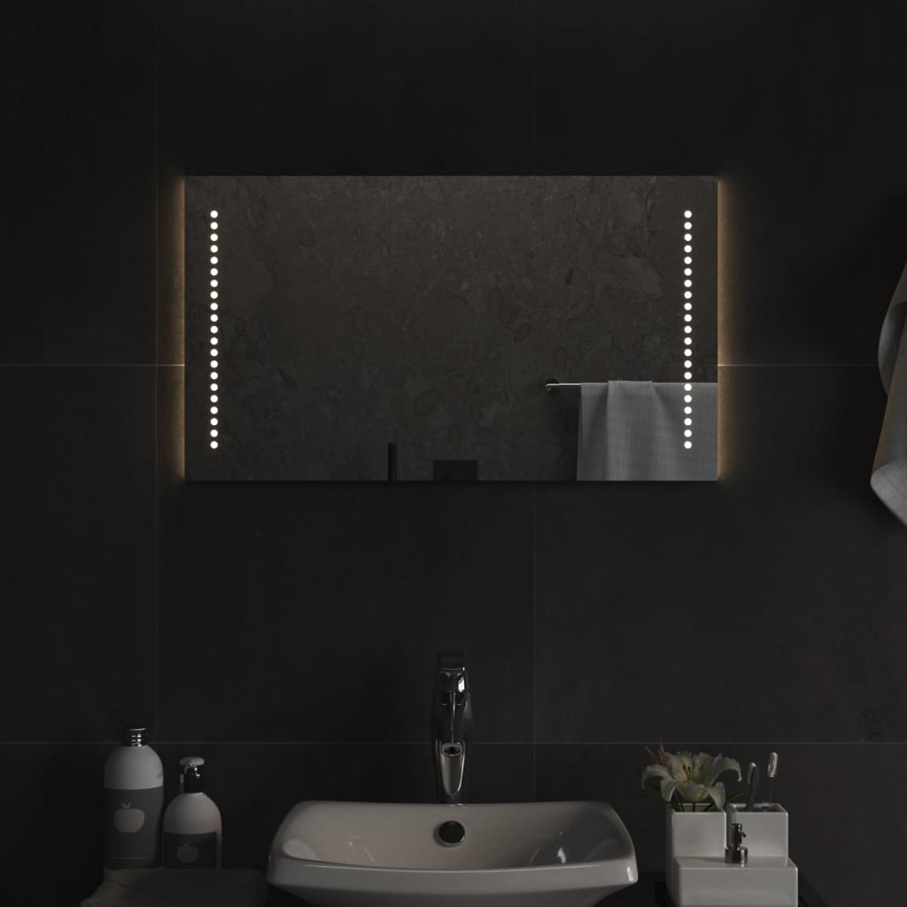 vidaXL Badkamerspiegel LED 40x60 cm