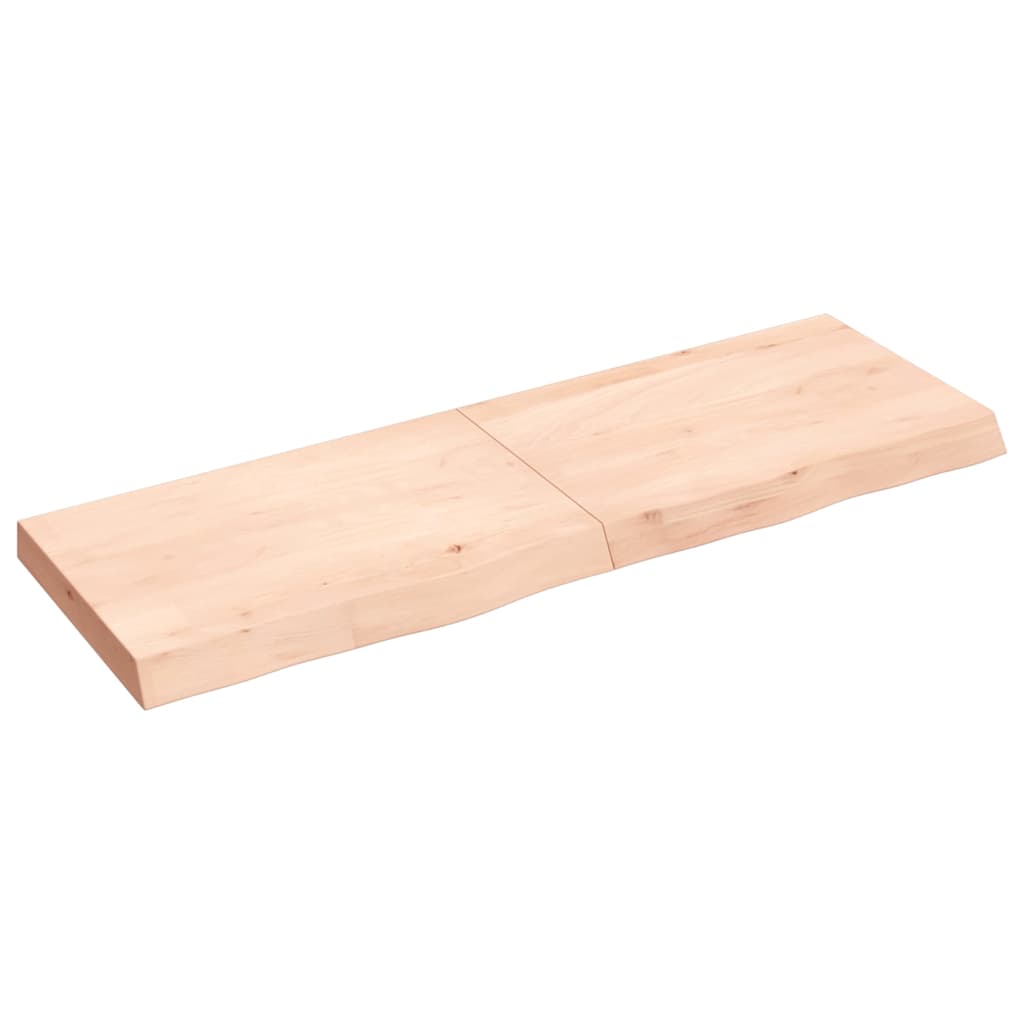 vidaXL Tafelblad 100x60x2 cm behandeld massief eikenhout donkerbruin
