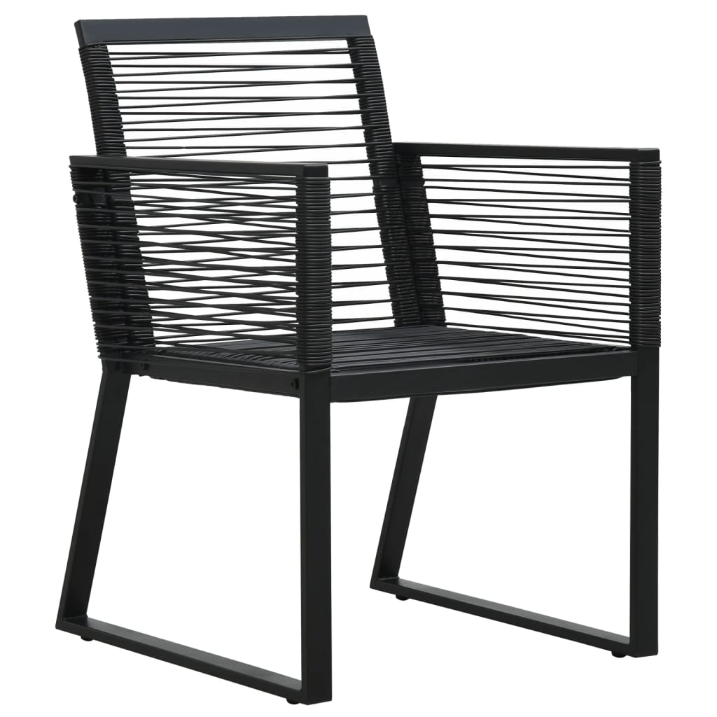 vidaXL 9-delige Tuinset zwart