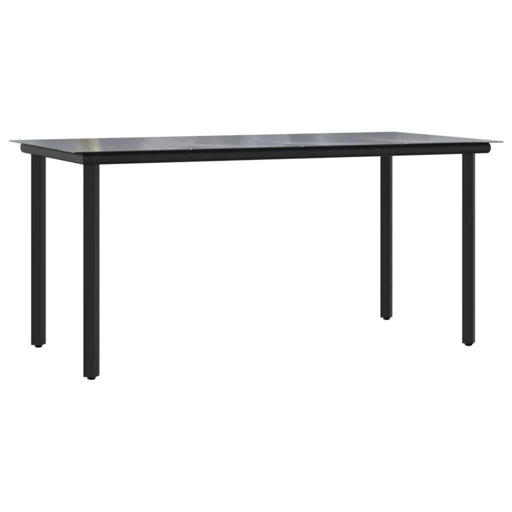 vidaXL 5-delige Tuinset poly rattan grijs