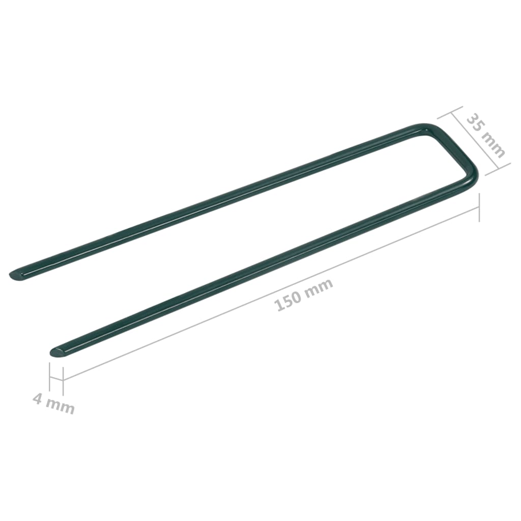 vidaXL Kunstgraspennen 20 st U-vormig ijzer - Aashly