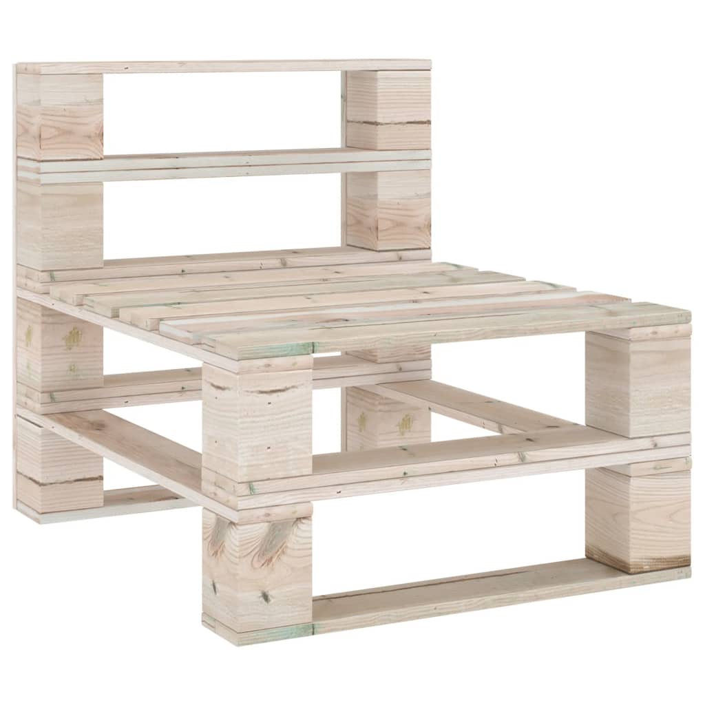 vidaXL Tuinbank pallet geïmpregneerd grenenhouten
