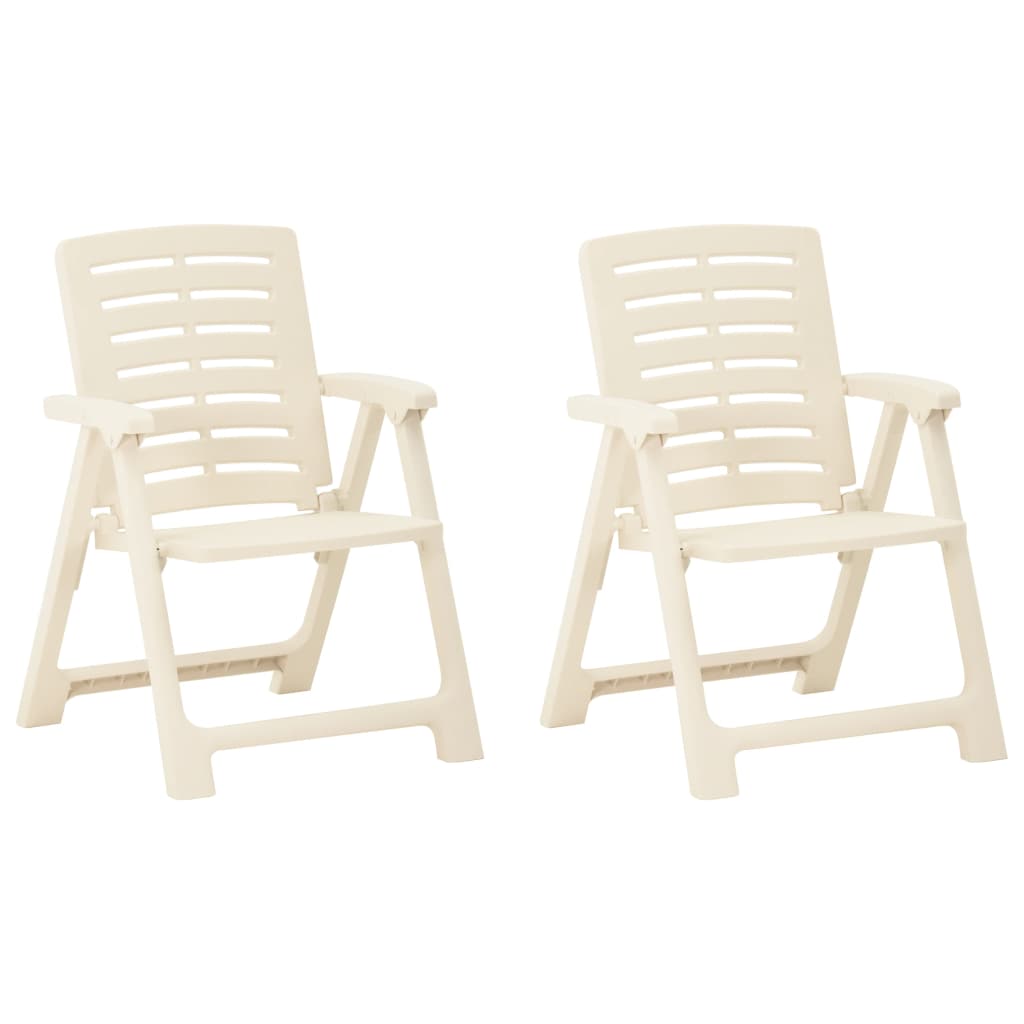 vidaXL Tuinstoelen 2 st kunststof groen