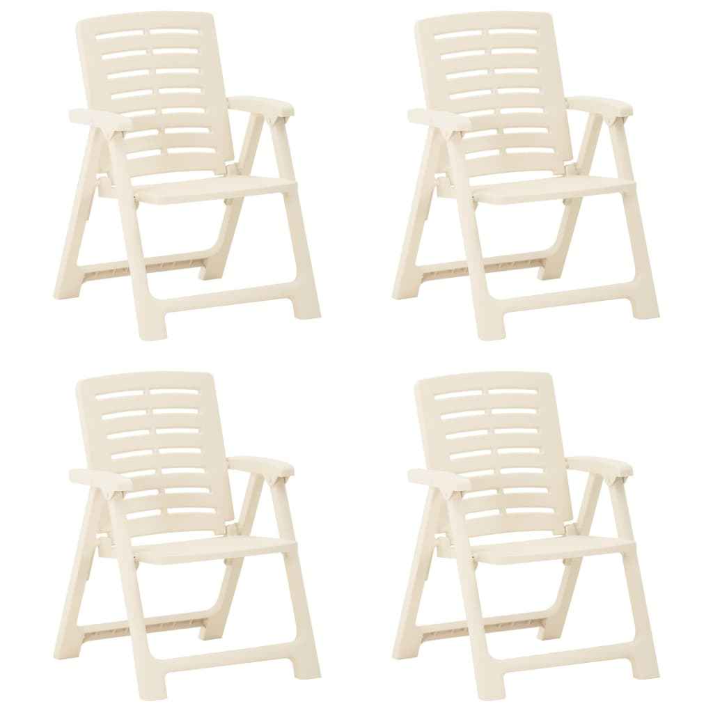 vidaXL Tuinstoelen 2 st kunststof groen