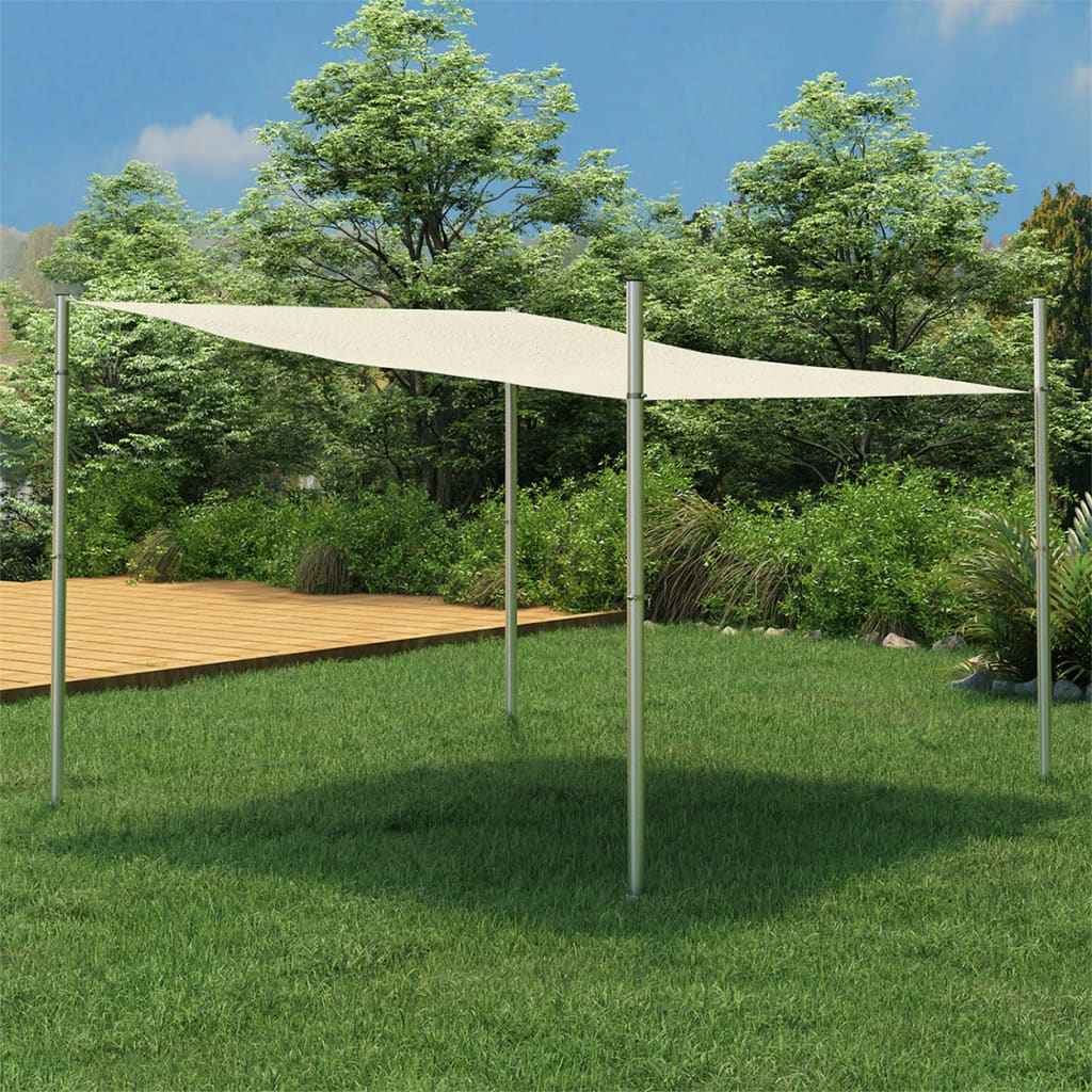 vidaXL Zonnezeilpaal 200 cm roestvrij staal