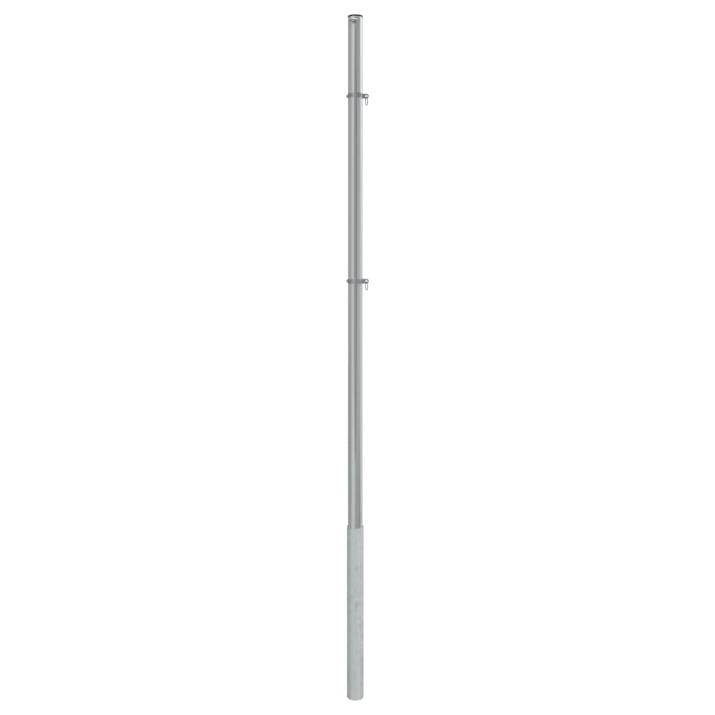 vidaXL Zonnezeilpaal 200 cm roestvrij staal