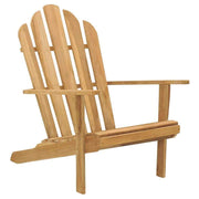vidaXL Stoel Adirondack massief teakhout