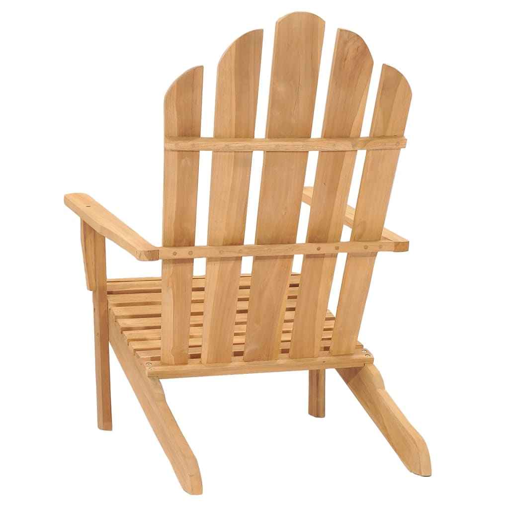 vidaXL Stoel Adirondack massief teakhout
