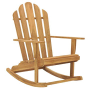 vidaXL Schommelstoel Adirondack massief teakhout