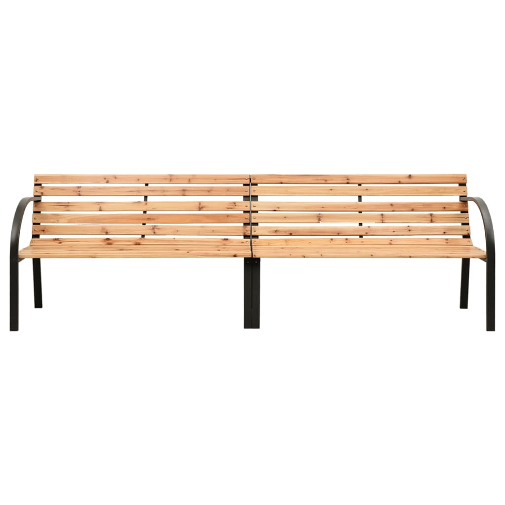 vidaXL Tuinbank dubbel 241 cm Chinees vurenhout