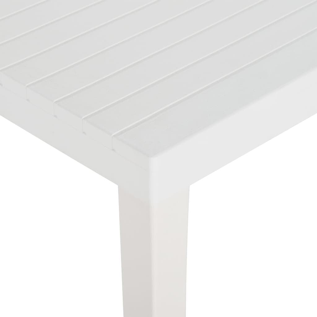 vidaXL Tuintafel 150x90x72 cm polypropeen wit