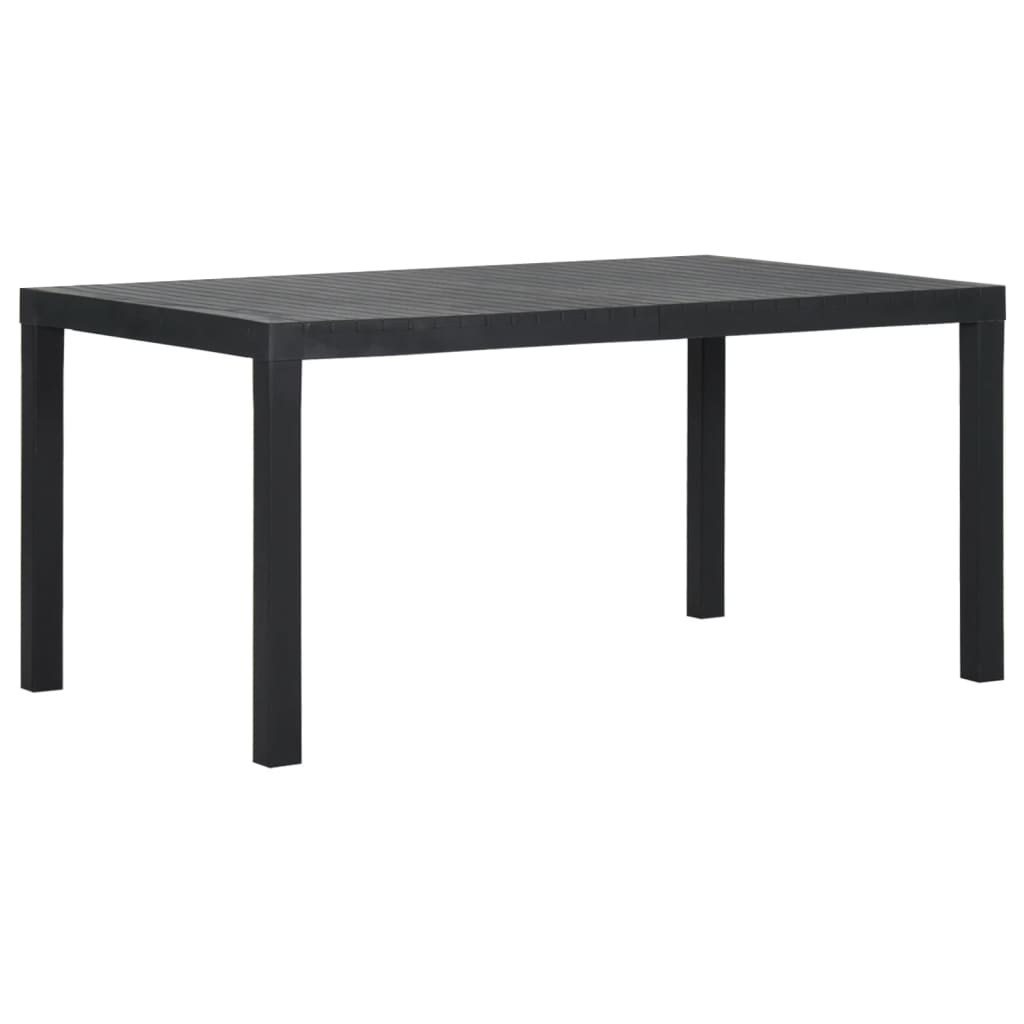 vidaXL Tuintafel 150x90x72 cm polypropeen wit