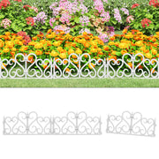 vidaXL Gazonranden 17 st 10 m polypropeen zwart - Aashly