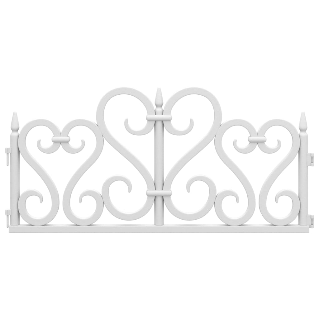 vidaXL Gazonranden 17 st 10 m polypropeen zwart - Aashly