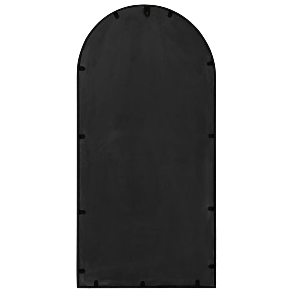 vidaXL Tuinspiegel 90x45 cm ijzer zandkleurig