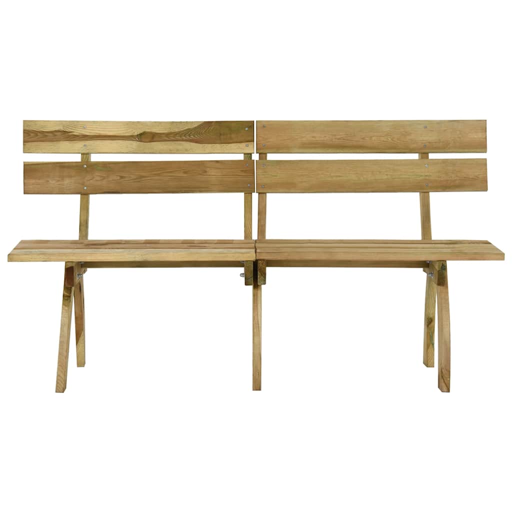 vidaXL Tuinbank 160 cm geïmpregneerd grenenhout - Aashly