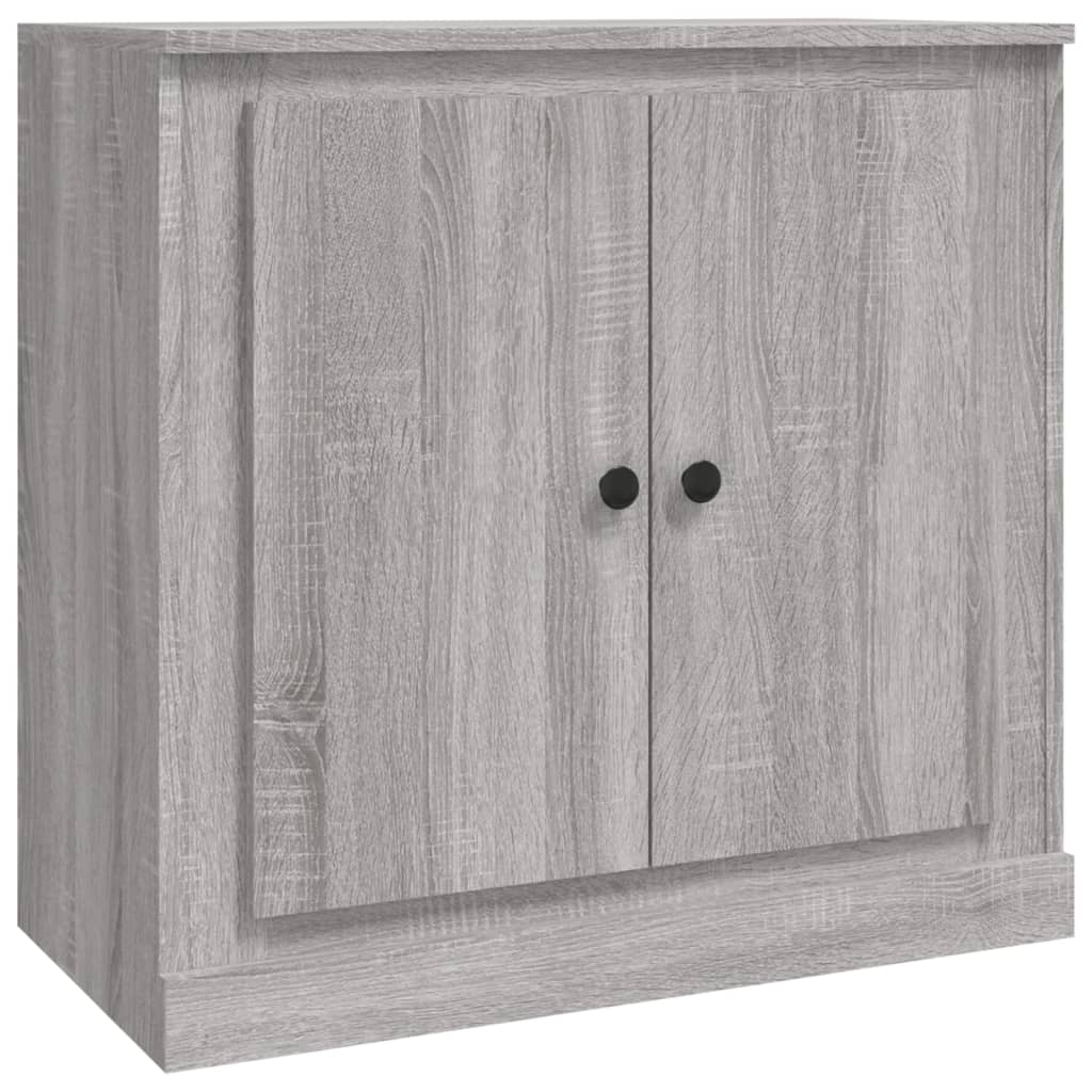 vidaXL Dressoirs 3 st bewerkt hout wit