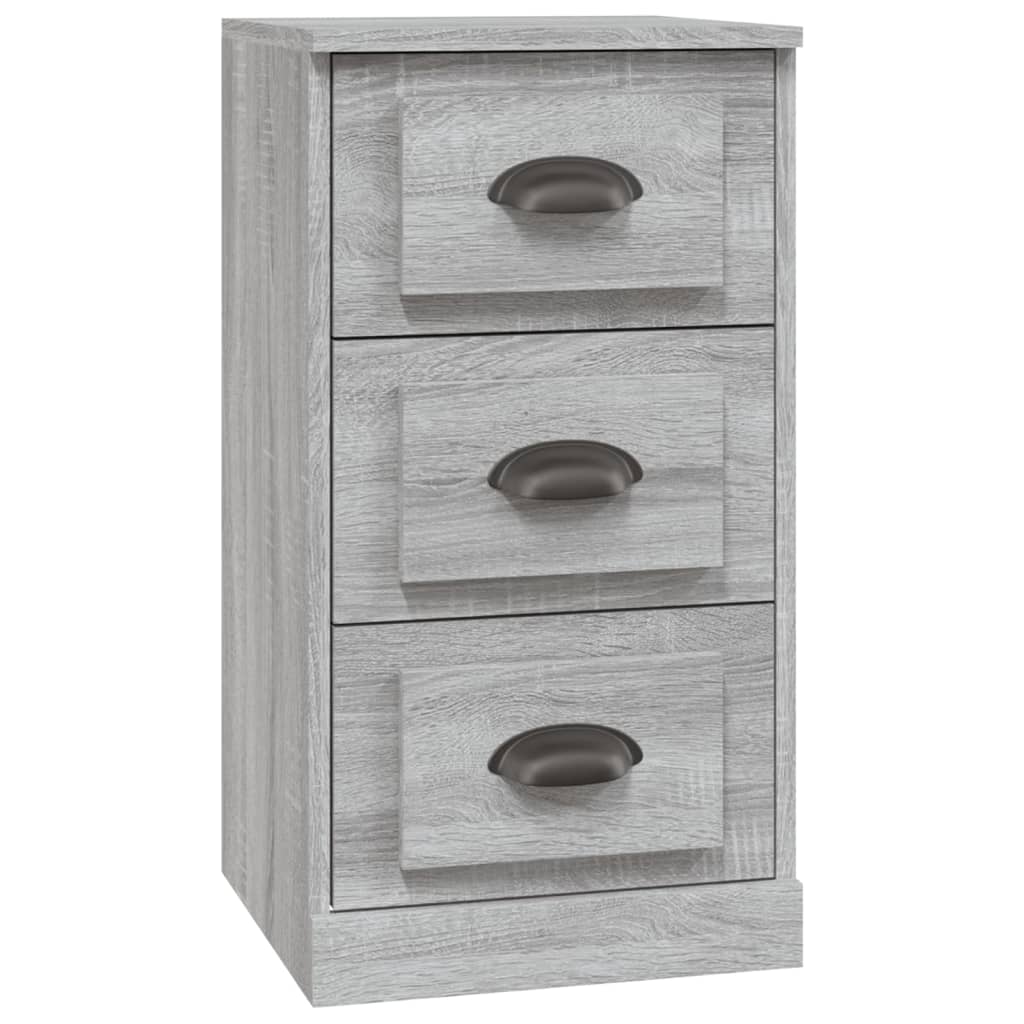 vidaXL Dressoirs 3 st bewerkt hout wit