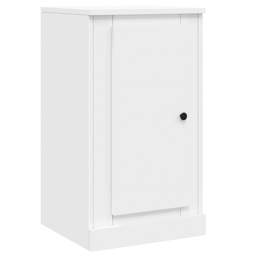 vidaXL Dressoirs 3 st bewerkt hout hoogglans wit
