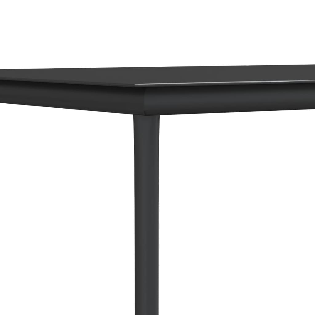 vidaXL 5-delige Tuinset met kussens poly rattan en staal