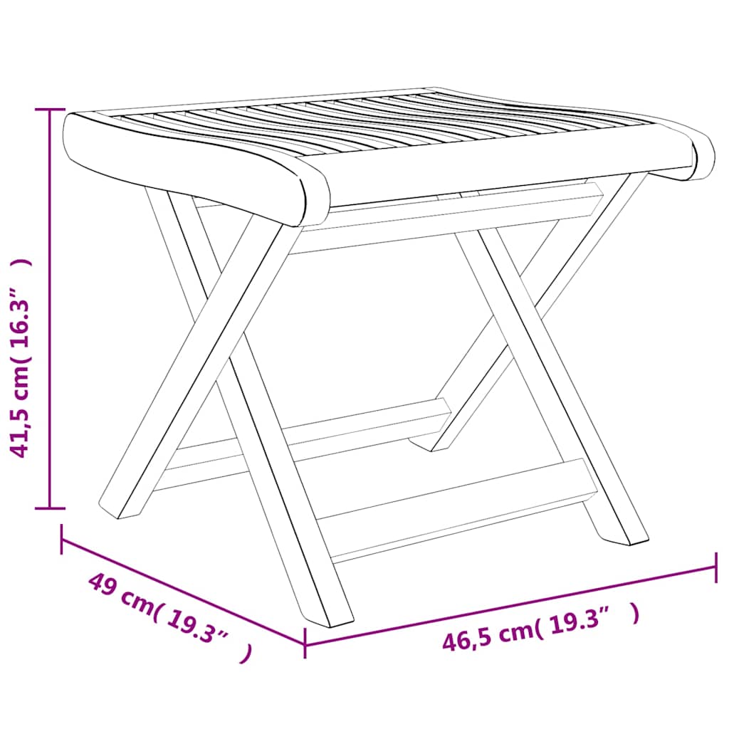 vidaXL 5-delige Loungeset massief teakhout