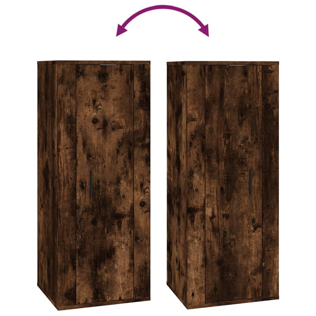 vidaXL 4-delige Tv-meubelset bewerkt hout hoogglans wit