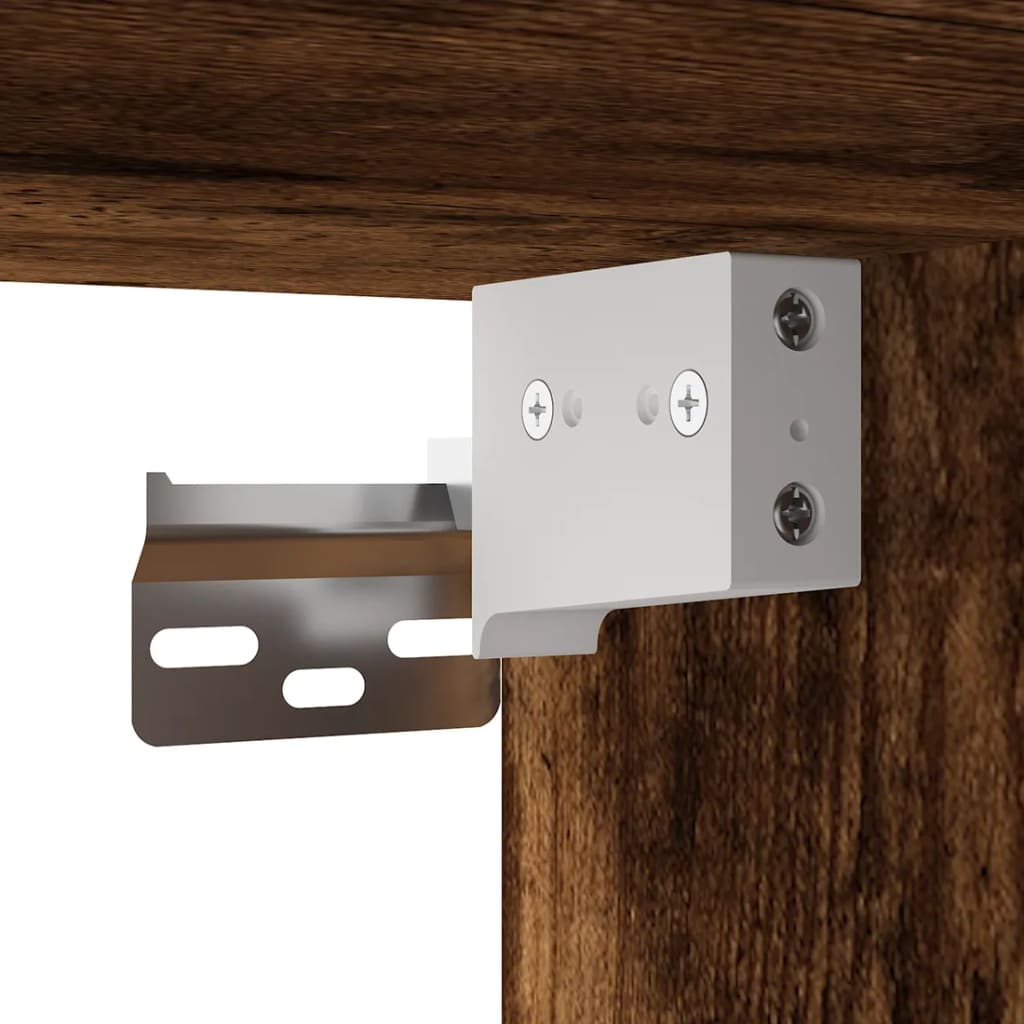 vidaXL 4-delige Tv-meubelset bewerkt hout hoogglans wit
