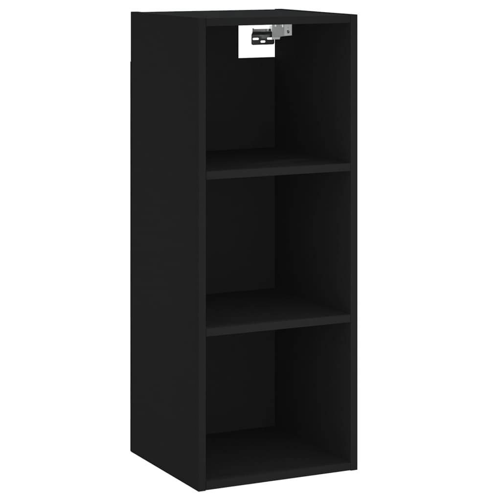 vidaXL Hoge kast 34,5x34x180 cm bewerkt hout hoogglans wit