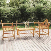 vidaXL Garden Chairs 2 pcs 91x62x94 cm Solid Teak Wood