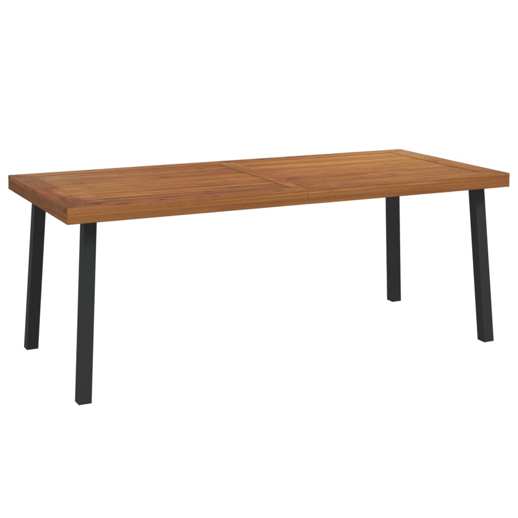 vidaXL Tuintafel 150x90x75 cm massief acaciahout