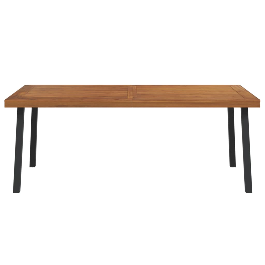 vidaXL Tuintafel 150x90x75 cm massief acaciahout