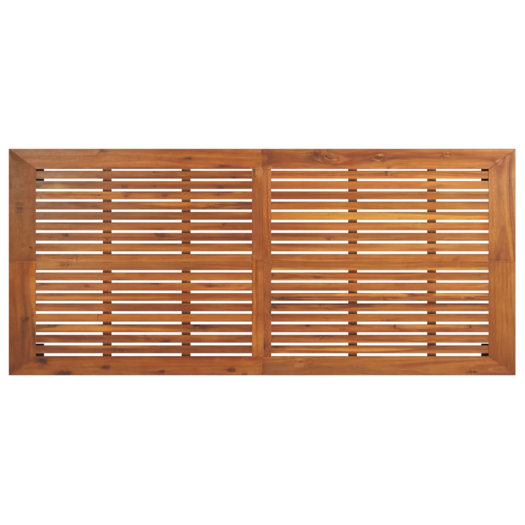 vidaXL Tuintafel 150x90x75 cm massief acaciahout