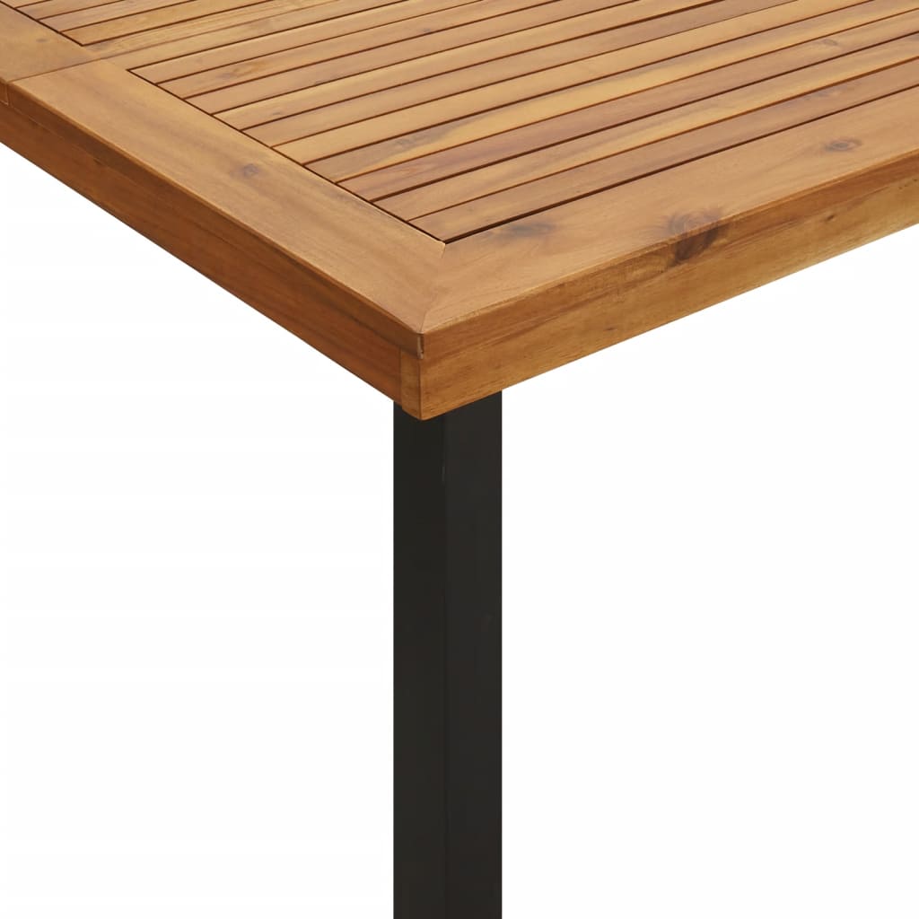 vidaXL Tuintafel 150x90x75 cm massief acaciahout