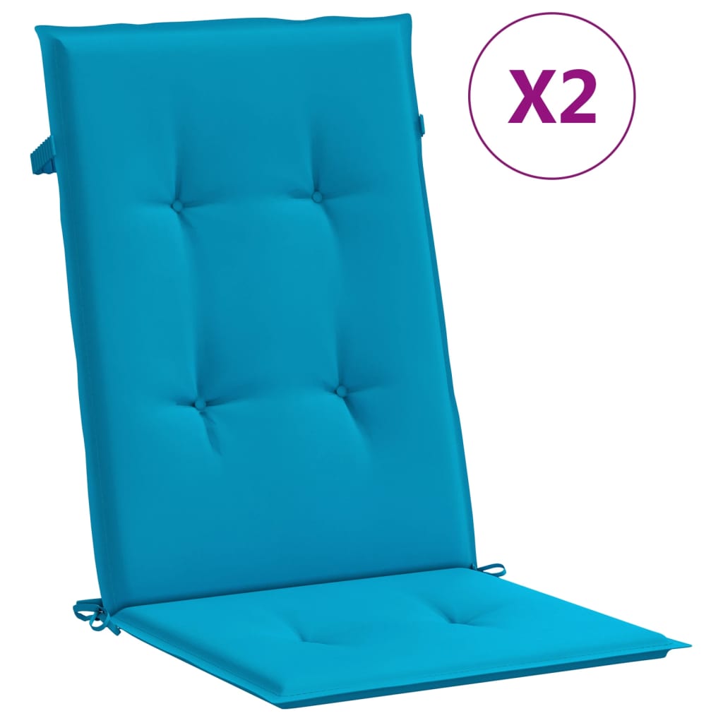 vidaXL Tuinstoelen 4 st verstelbaar met kussens massief teakhout