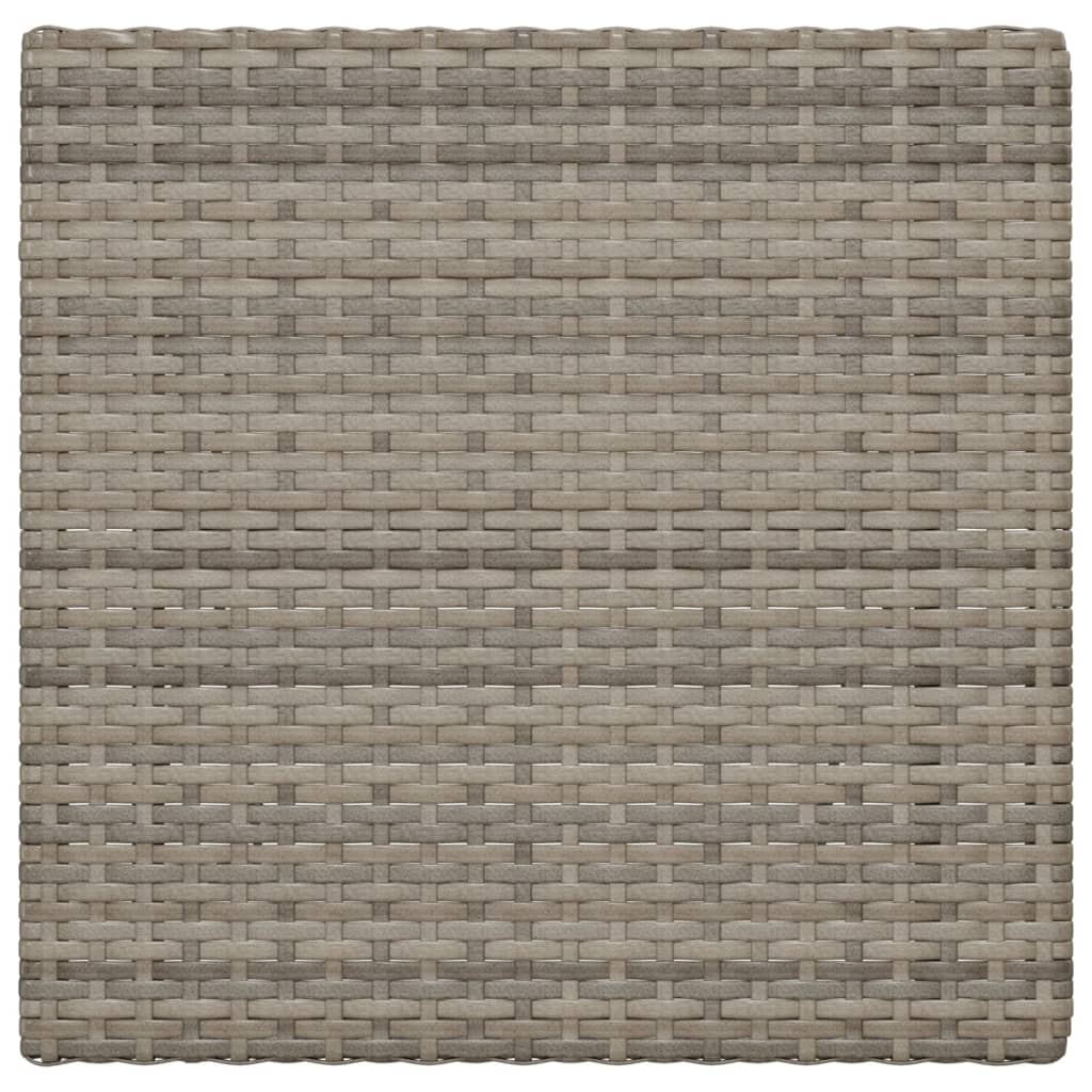 vidaXL Bistrotafel inklapbaar 55x54x71 cm poly rattan zwart