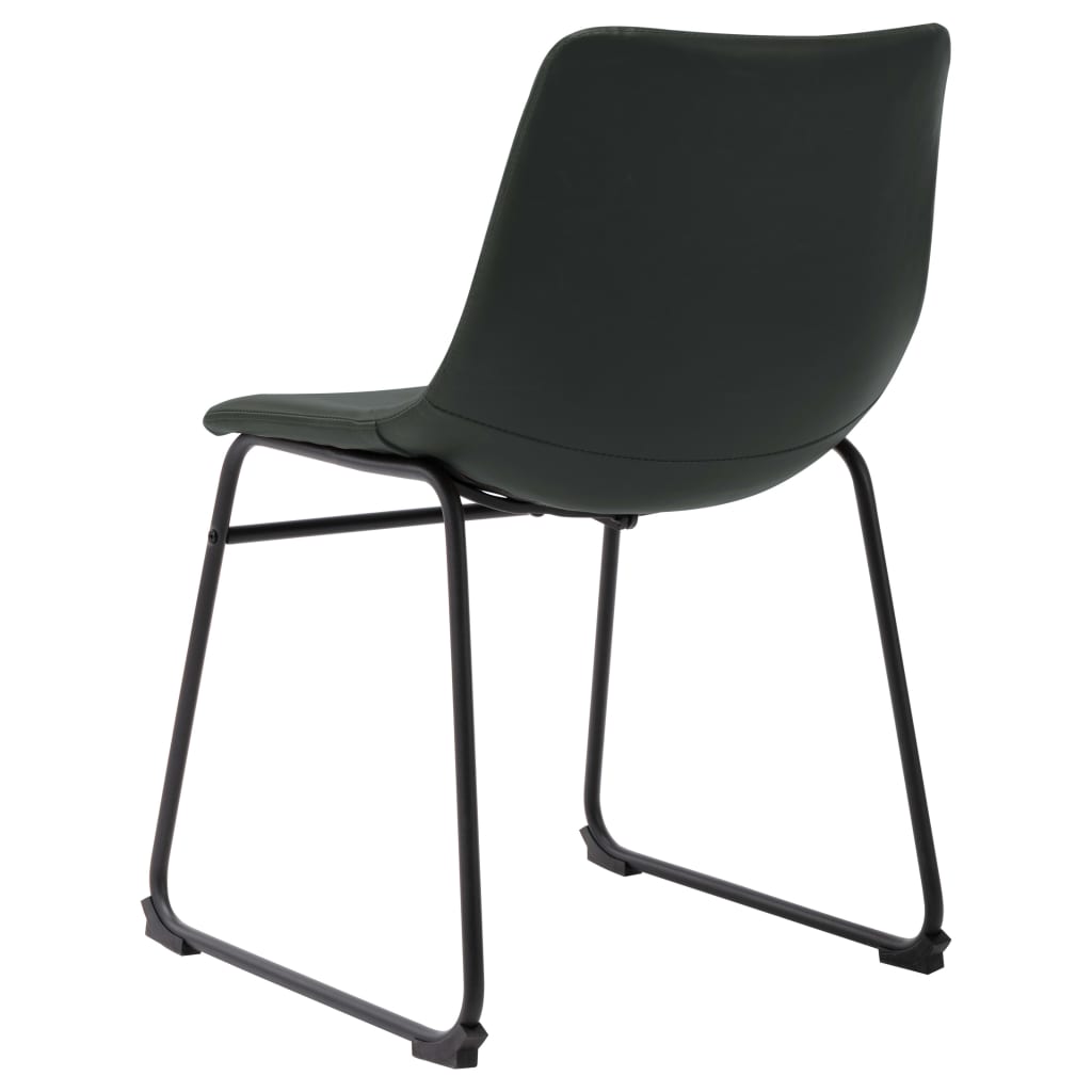 vidaXL Eetkamerstoel kunstleer grijs