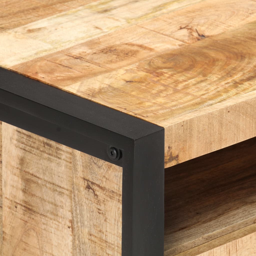vidaXL Salontafel 100x50x40 cm ruw mangohout