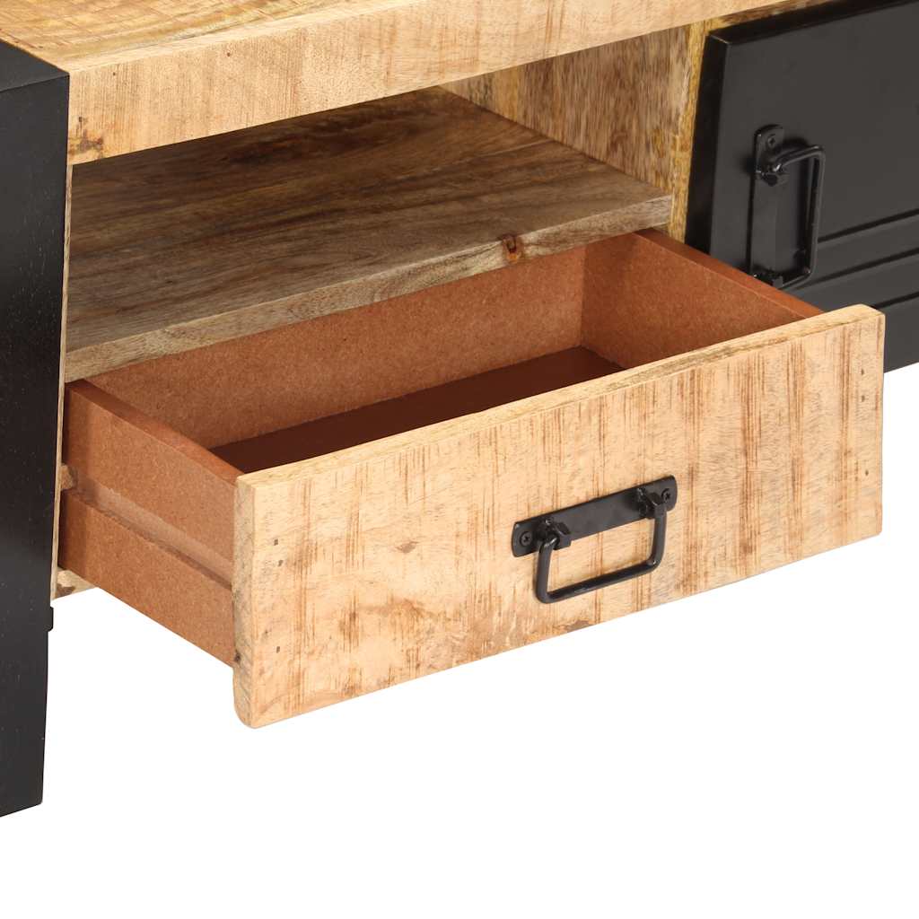 vidaXL Salontafel 100x50x40 cm ruw mangohout