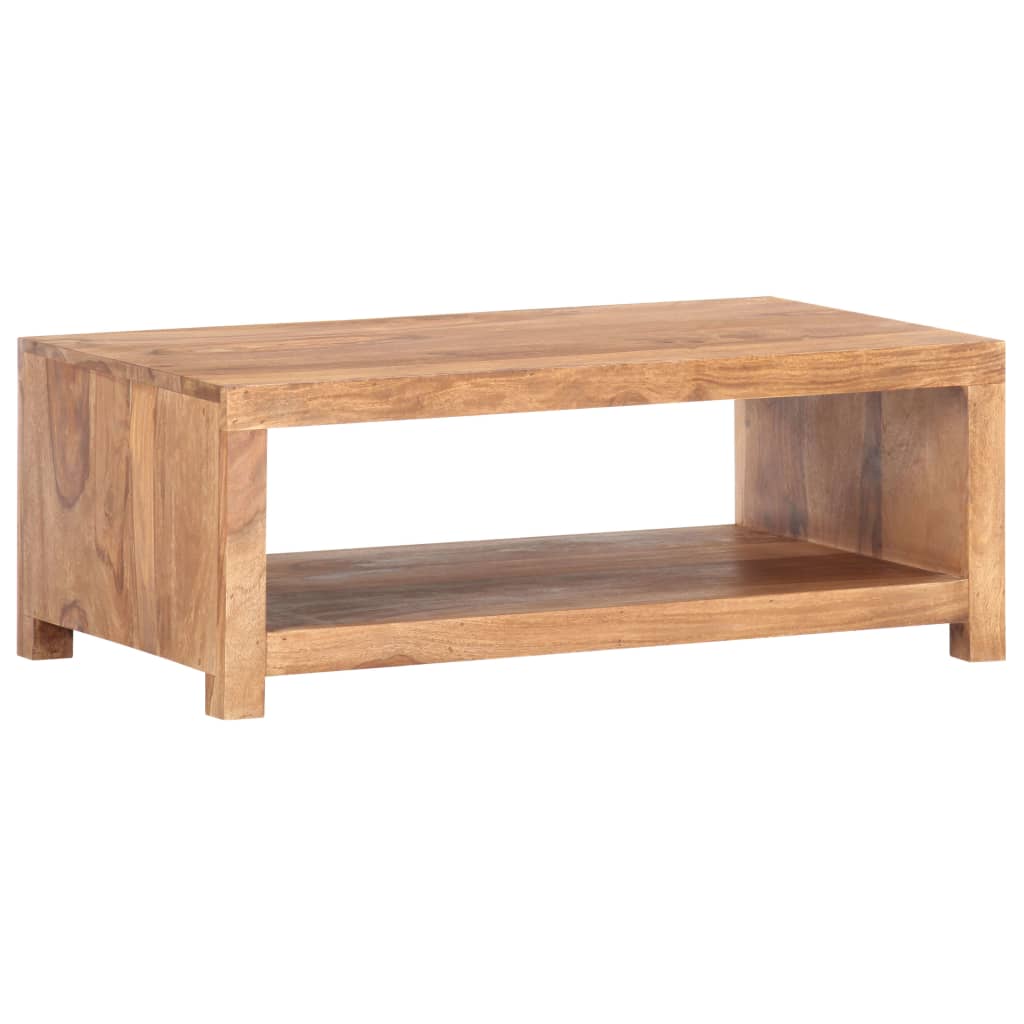 vidaXL Salontafel 80x45x30 cm massief hout