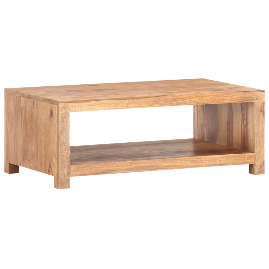 vidaXL Salontafel 80x45x30 cm massief hout