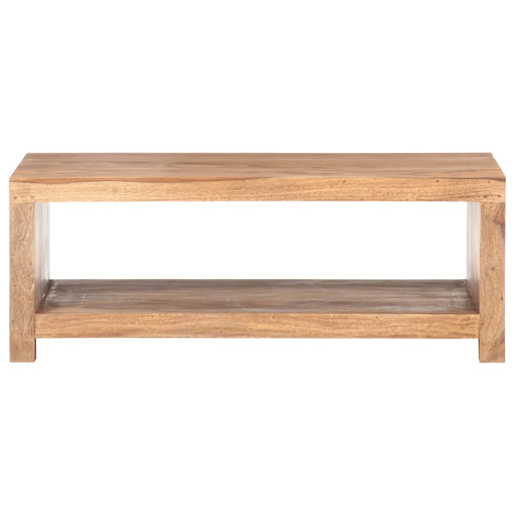 vidaXL Salontafel 80x45x30 cm massief hout