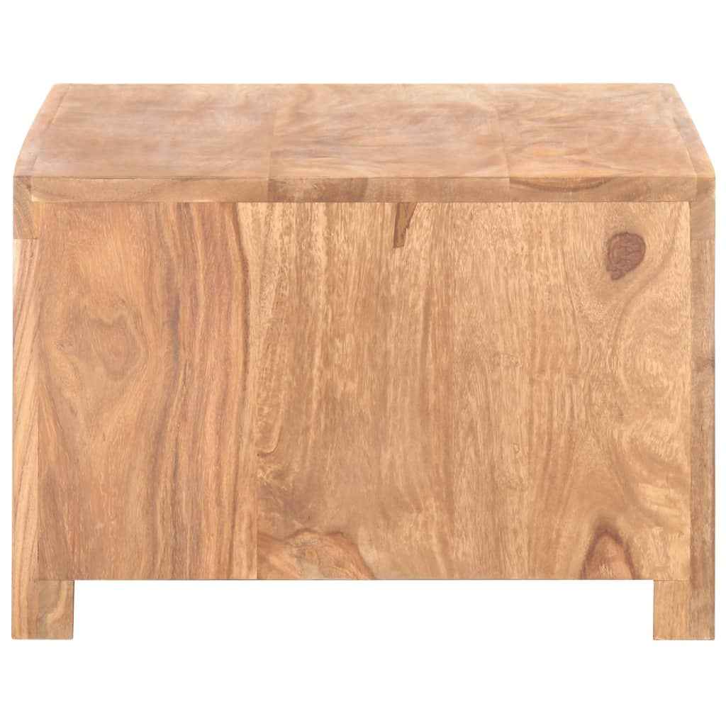 vidaXL Salontafel 80x45x30 cm massief hout