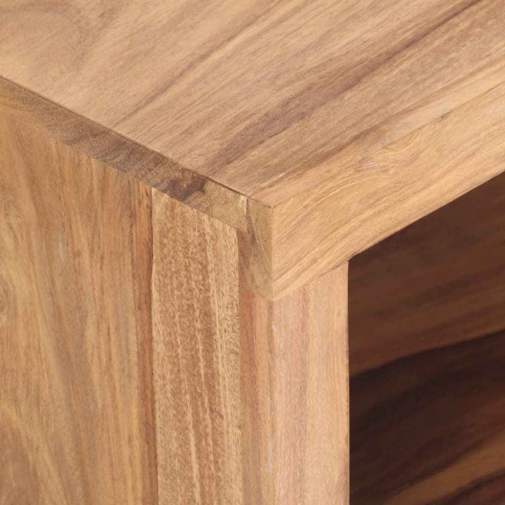 vidaXL Salontafel 80x45x30 cm massief hout